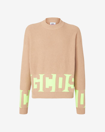 Gcds Low Band Sweater | Men Knitwear Beige | GCDS Spring/Summer 2023